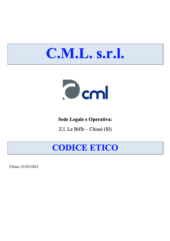 codice etico cml ita